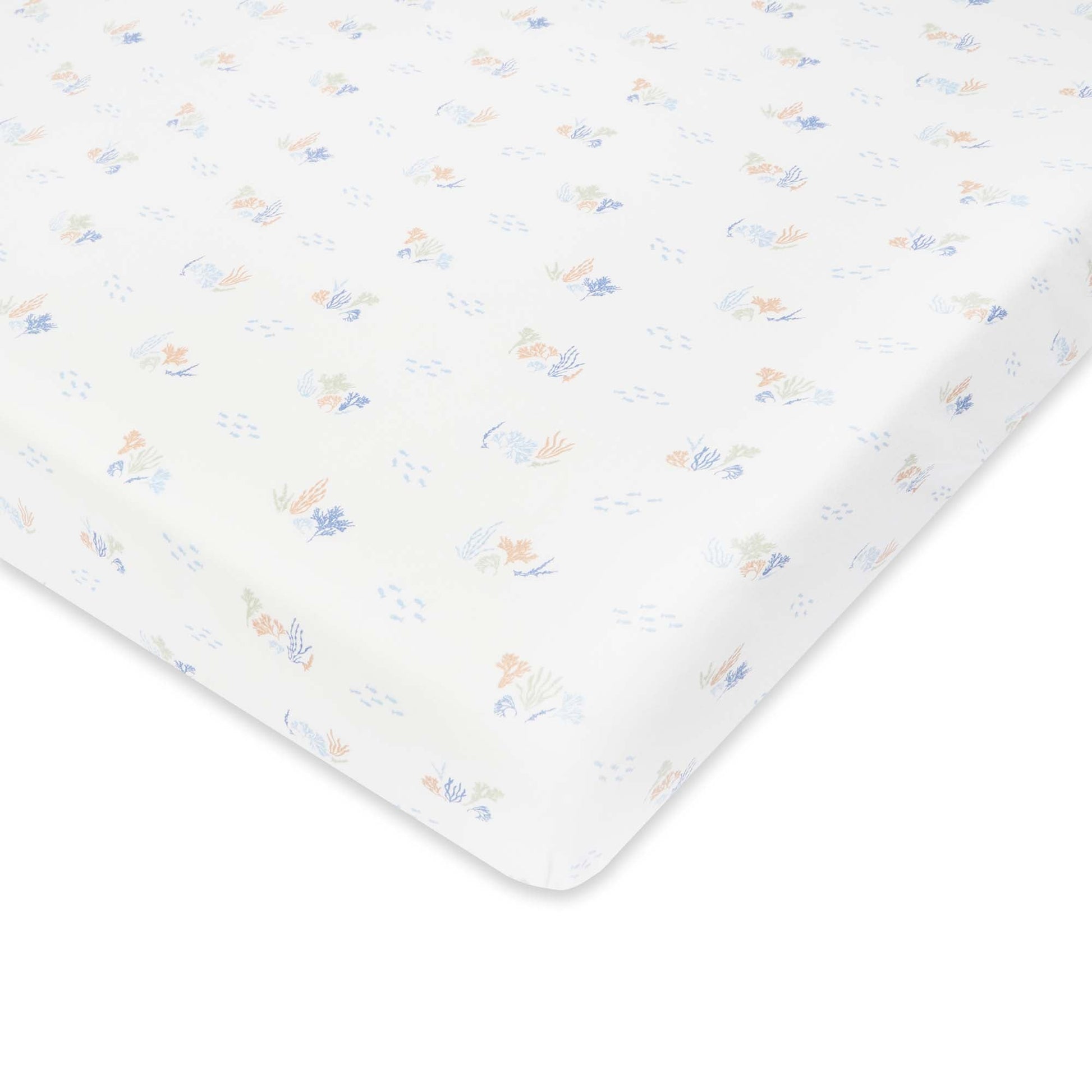 Avery Row Cotbed Fitted Sheet - Coastline