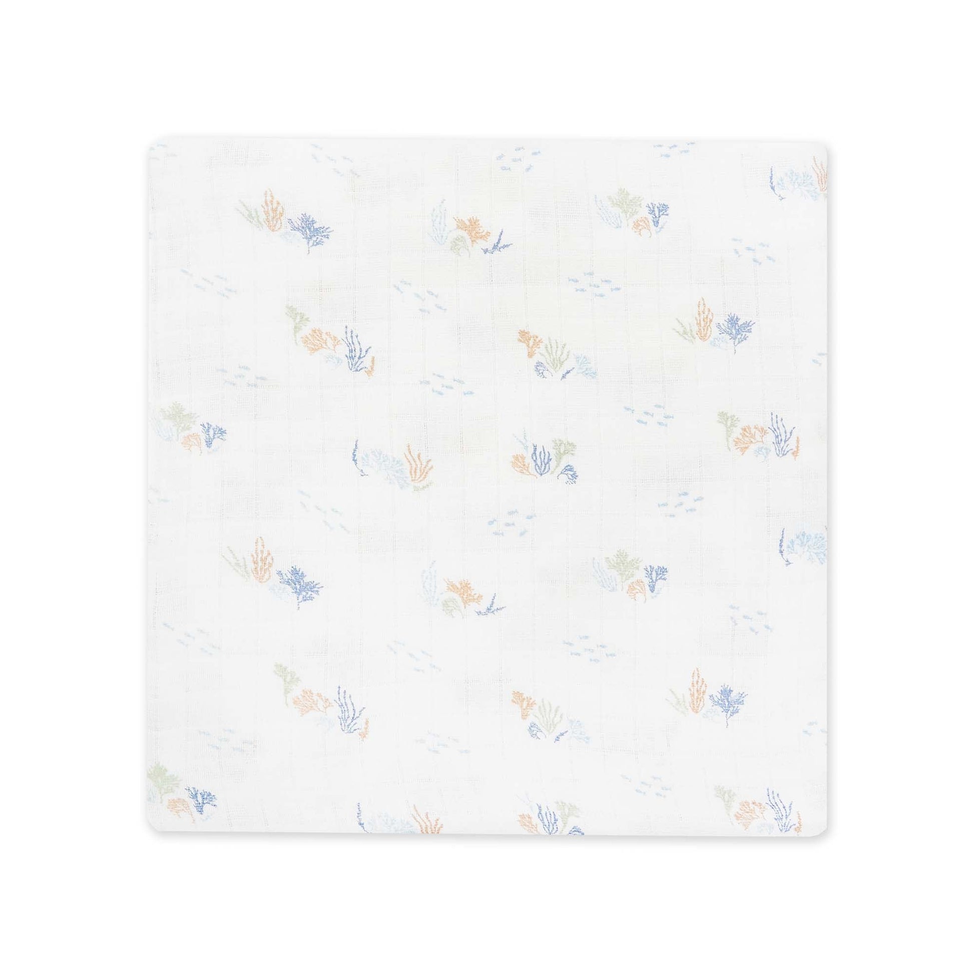 Avery Row Organic Baby Muslin Swaddle - Coastline