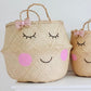 Bellybambino Sweet Cheeks Bow Seagrass Basket - Extra Large