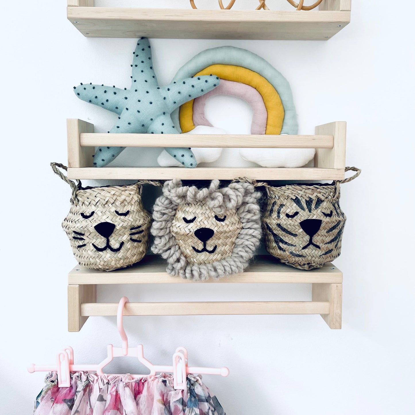 Bellybambino Natural Tiger Seagrass Basket - Mini