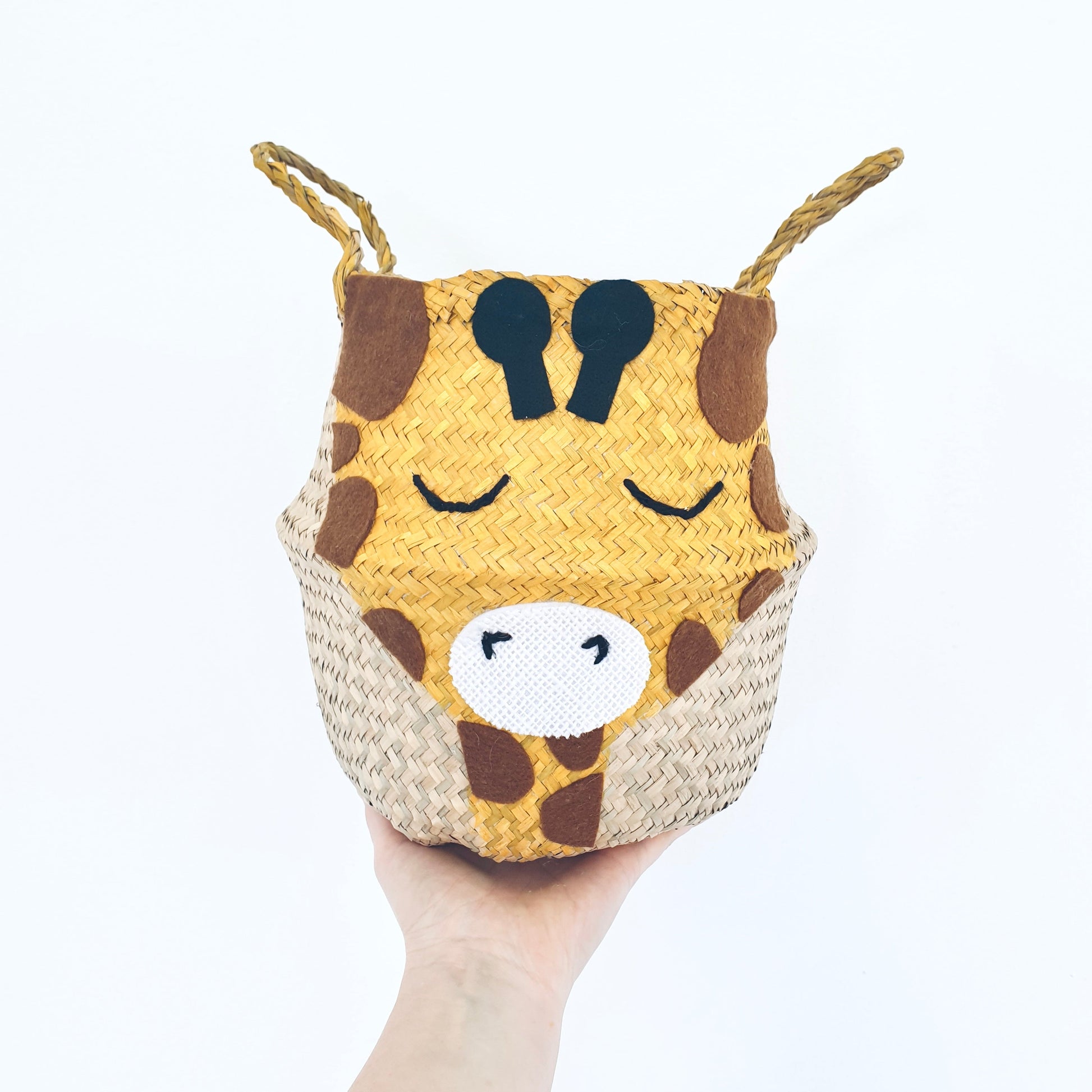 Bellybambino Giraffe Seagrass Basket - Small