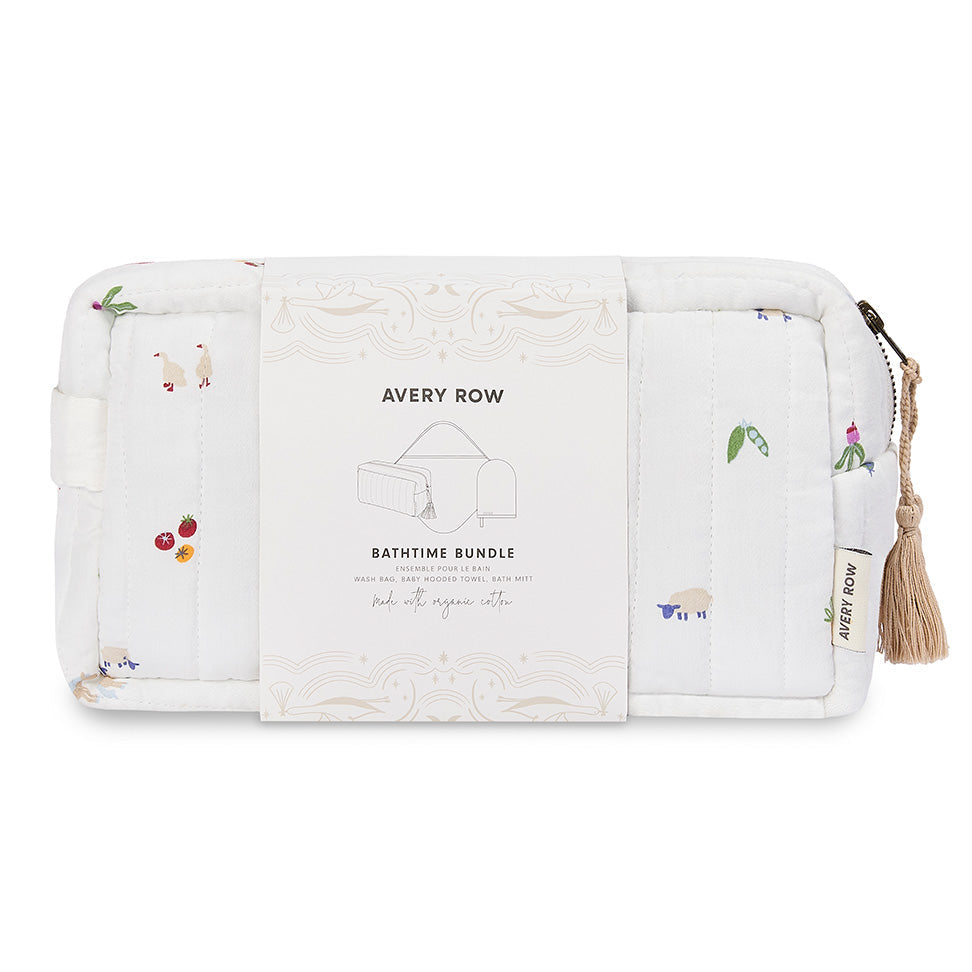Avery Row Bathtime Bundle New Baby Gift Set  - Little Farm
