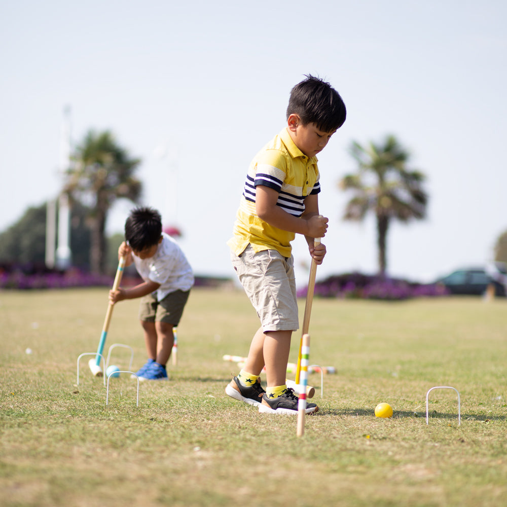 Bigjigs Wooden Garden Croquet Set