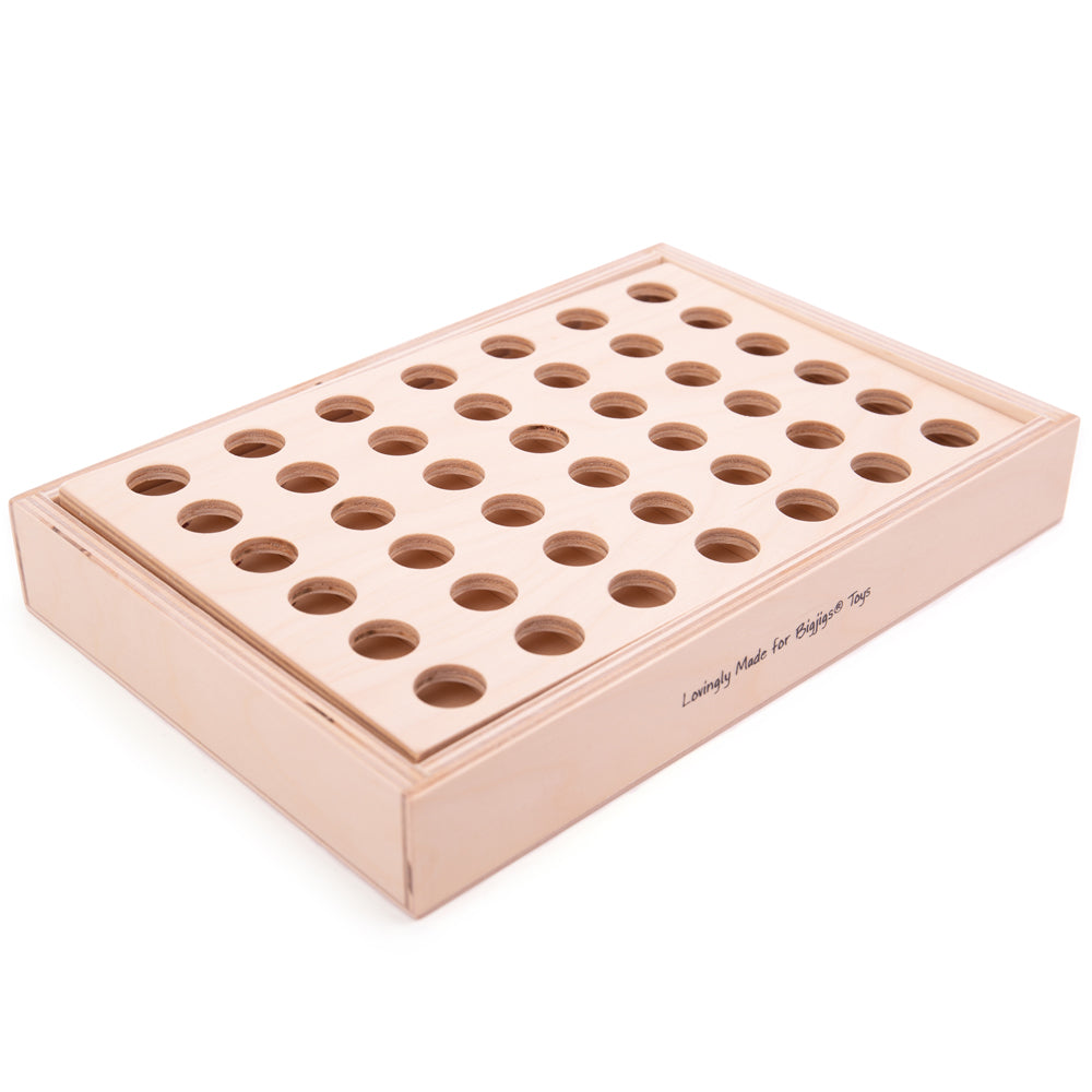Bigjigs Wooden Four in a Row Game