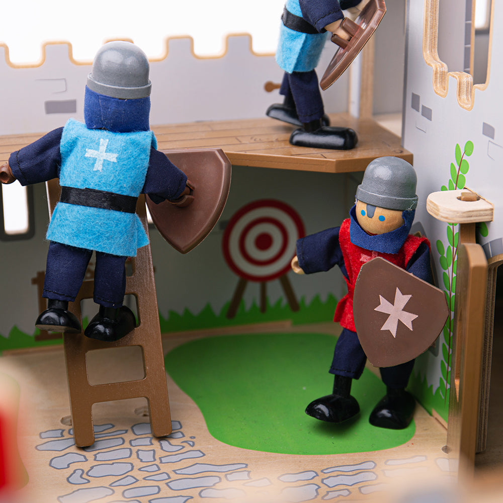 Bigjigs Wooden King George's Castle Toy Bundle