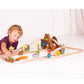 Bigjigs Rail Wooden Dinosaur Train Set