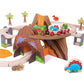 Bigjigs Rail Wooden Dinosaur Train Set