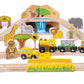 Bigjigs Rail Wooden Safari Train Set