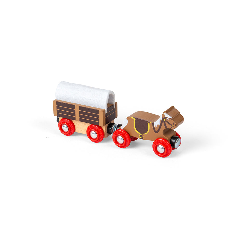 Bigjigs Wooden Wild West Train Set