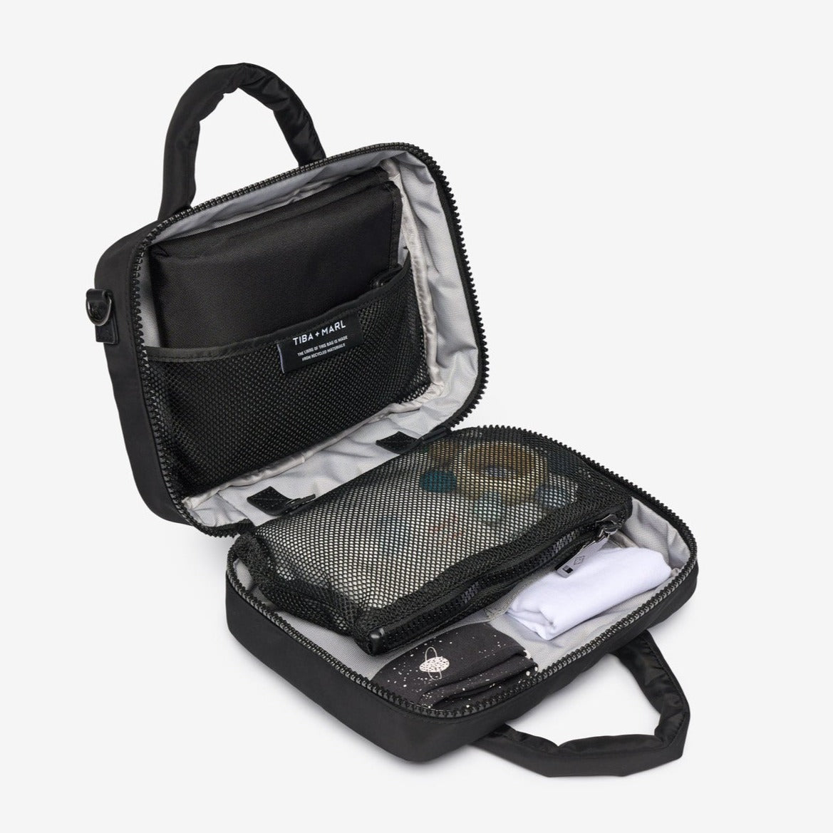 Tiba + Marl Micro Changing Bag - Black