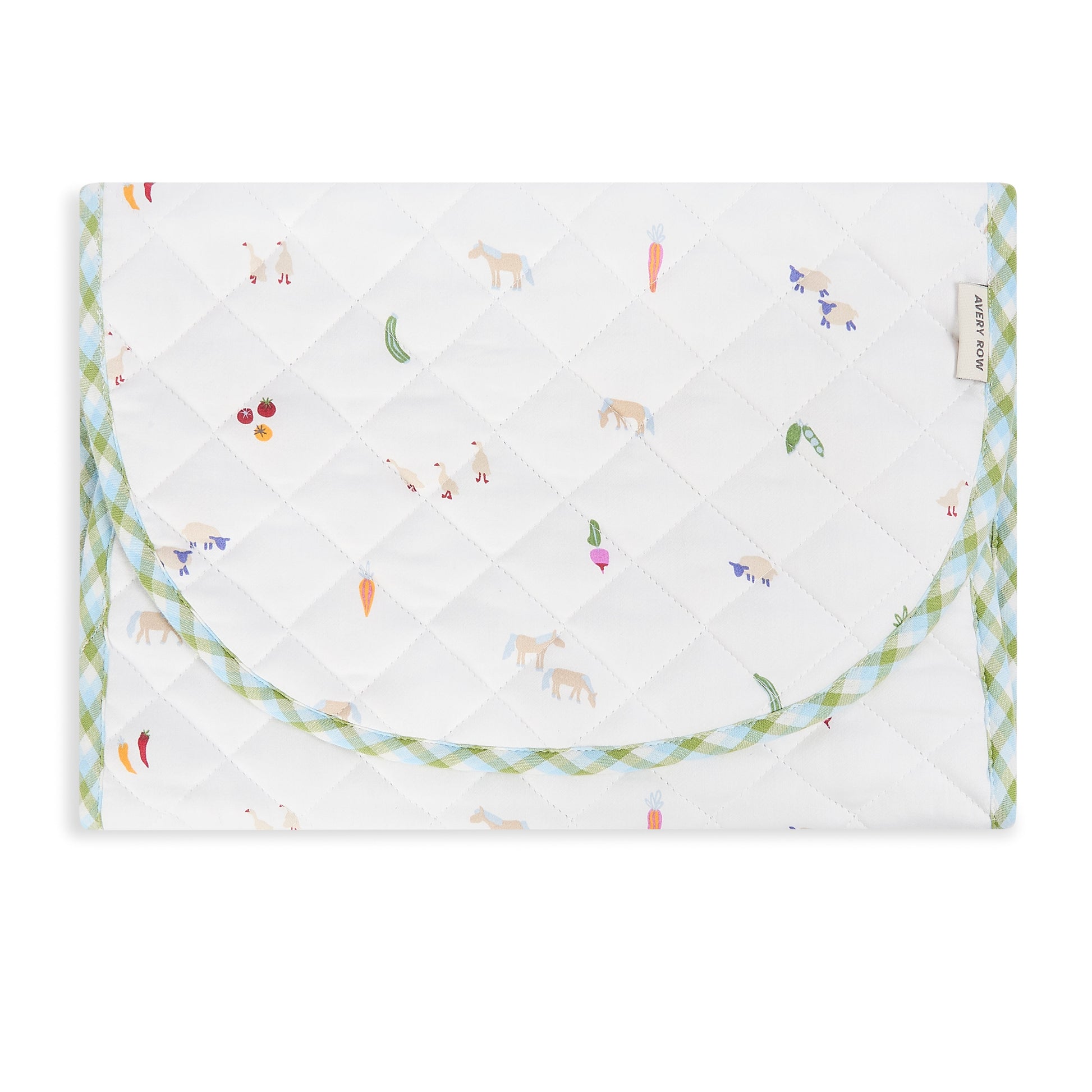 Avery Row Changing Basket Cotton Liner - Little Farm