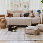 Lorena Canals Handloom Bed Throw - Tartan - Blue Sage