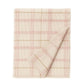 Lorena Canals Handloom Bed Throw - Tartan - Rose
