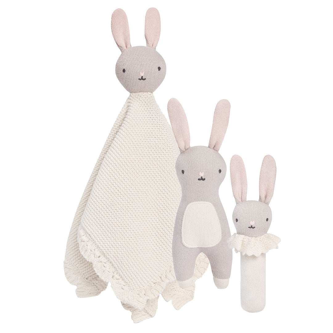 Avery Row Little Hands Baby Toy Bundle - Blushing Bunny