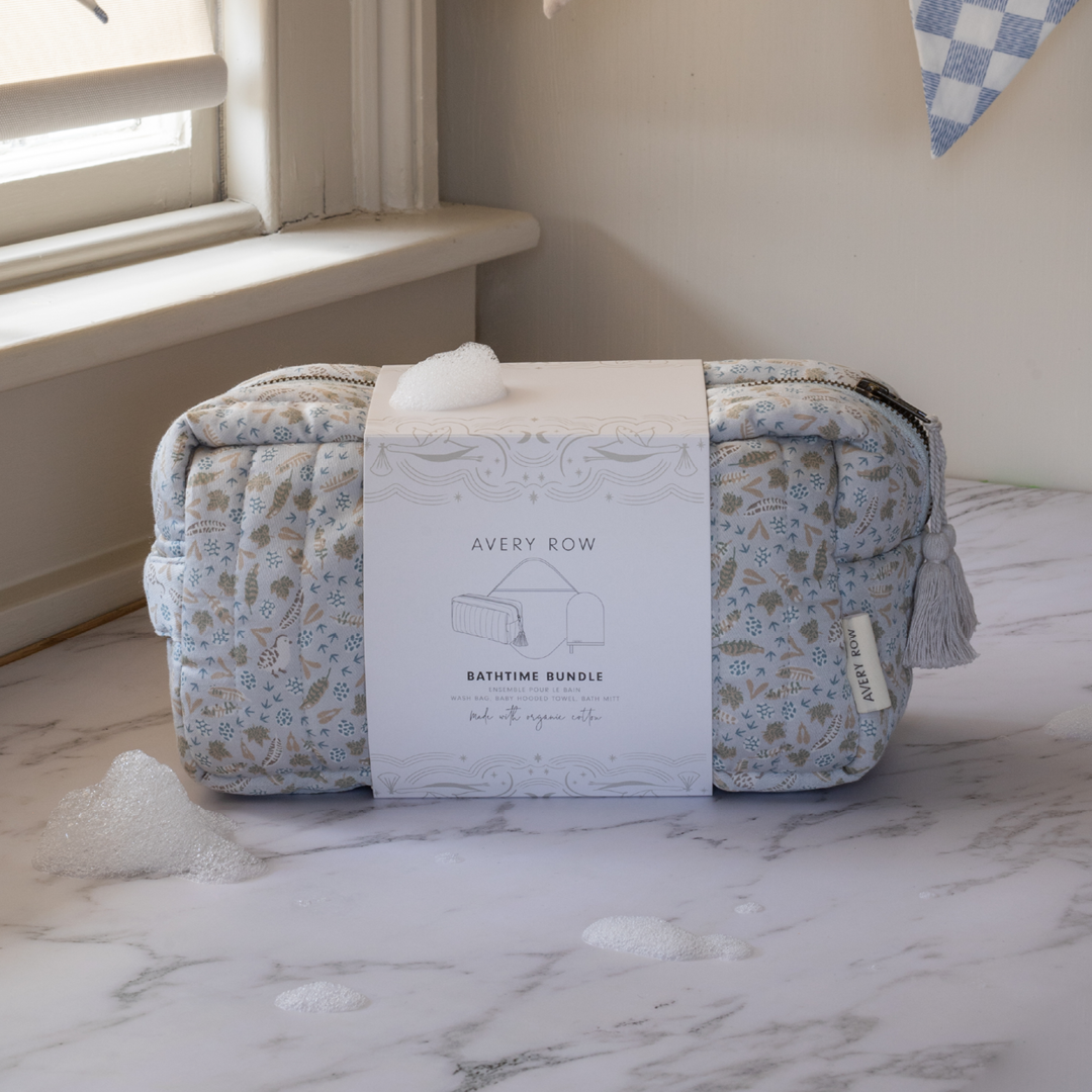 Avery Row Bathtime Bundle New Baby Gift Set - Nature Trail