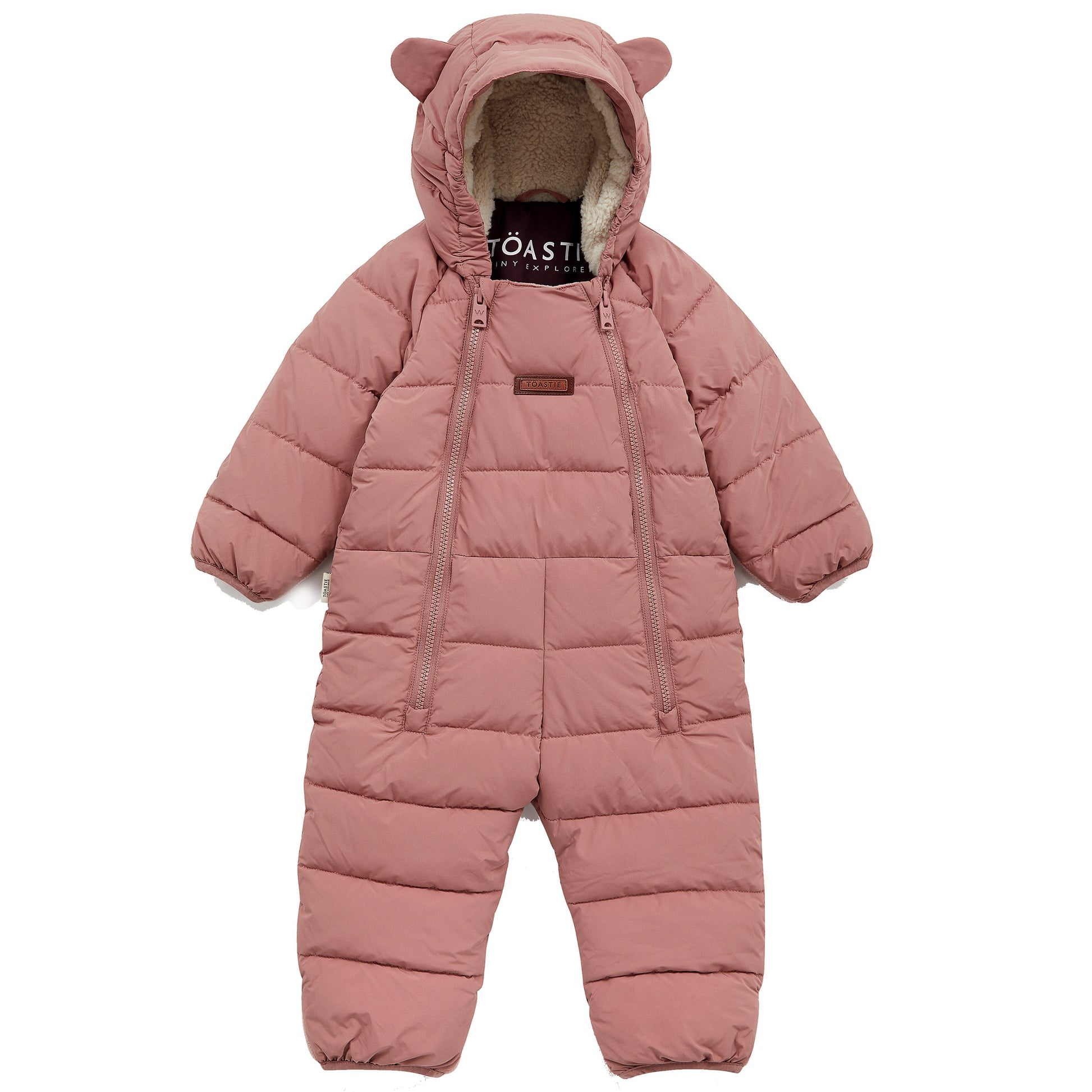 Toastie Kids Baby Quilted Onesie - Damask Pink