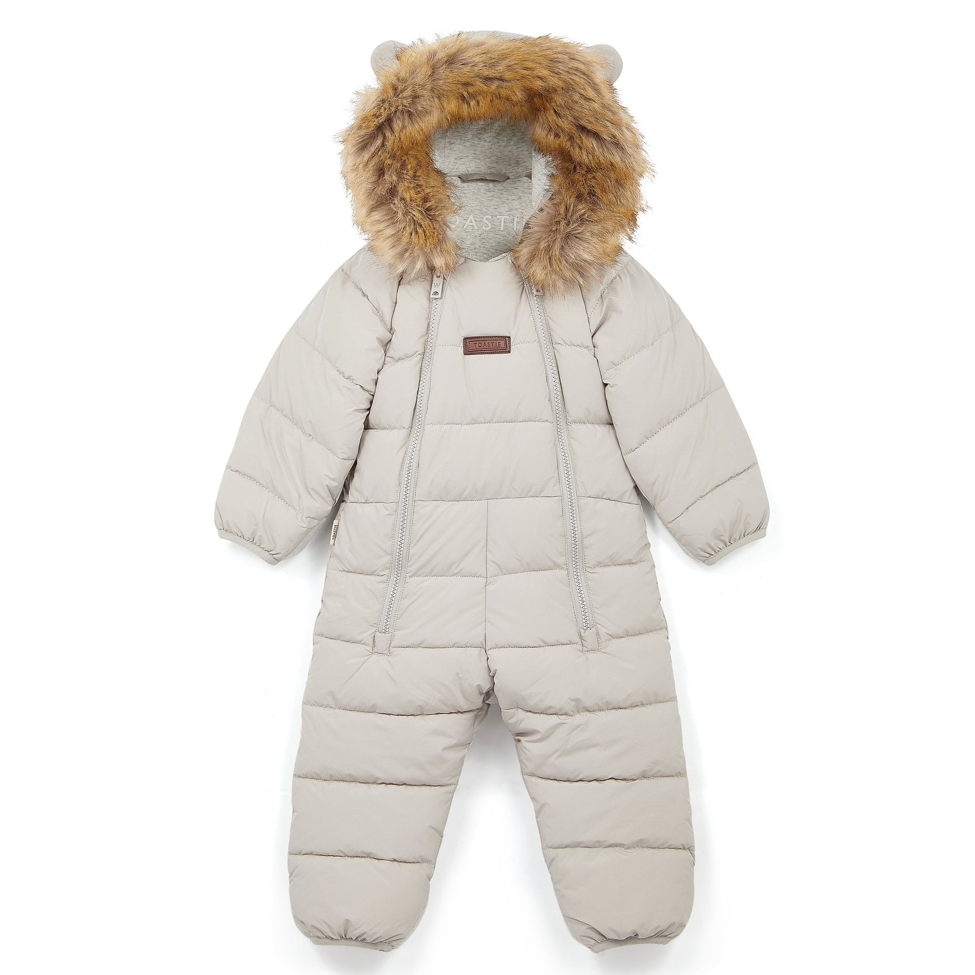 Toastie Kids Baby Quilted Onesie - Winter White