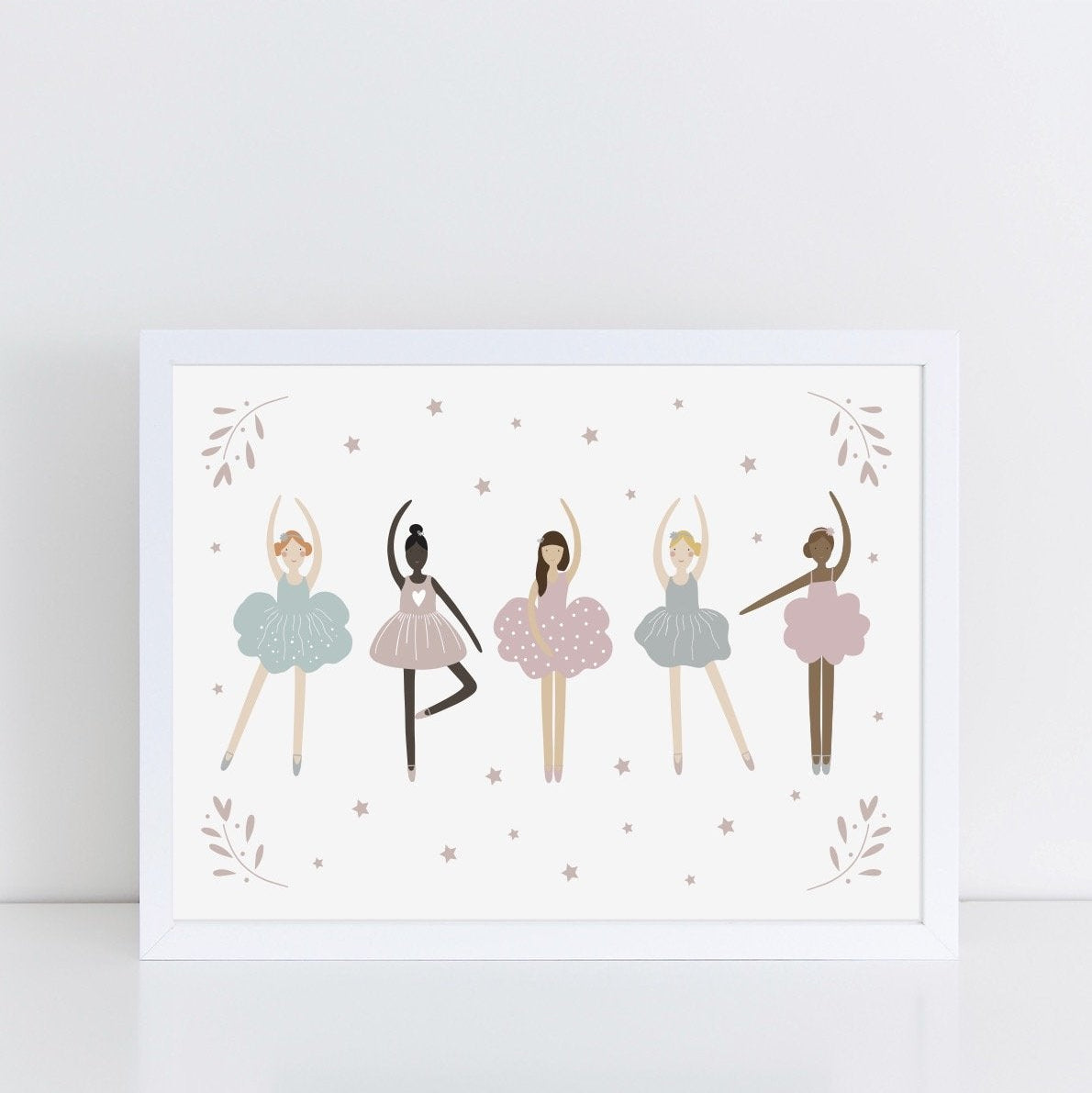 The Little Jones Ballerinas Print - Landscape