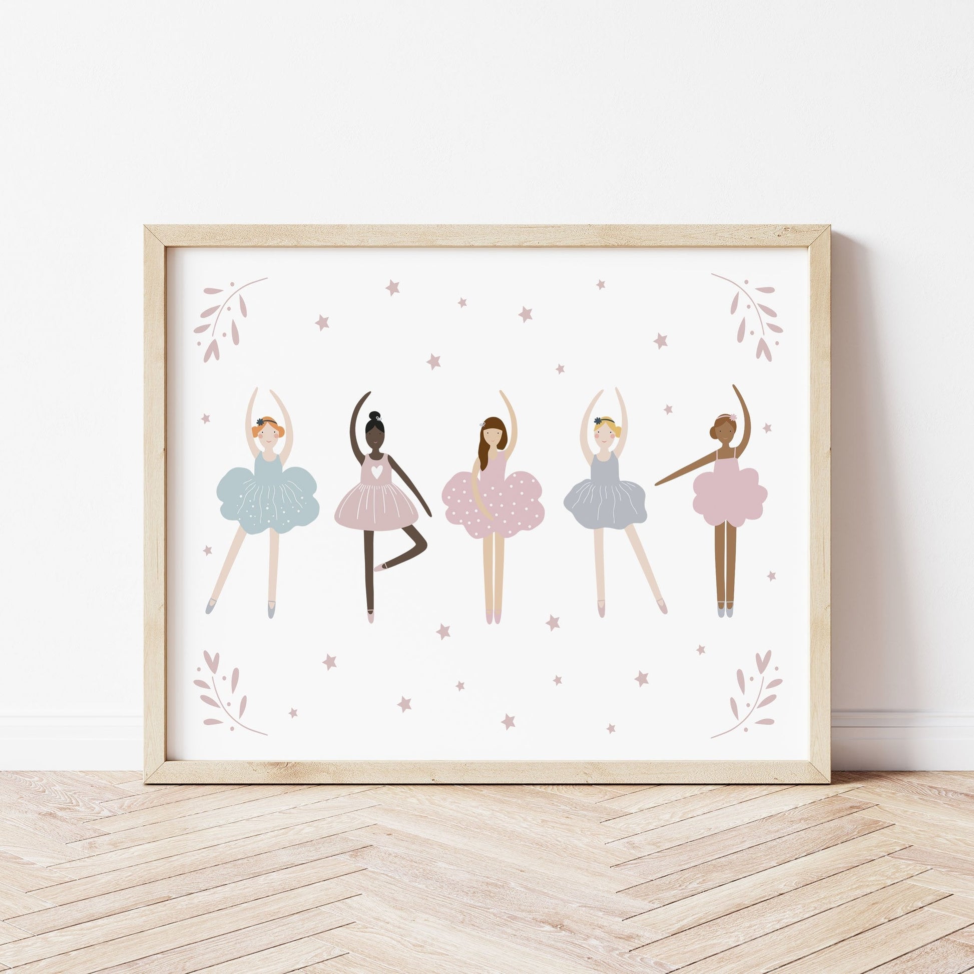 The Little Jones Ballerinas Print - Landscape