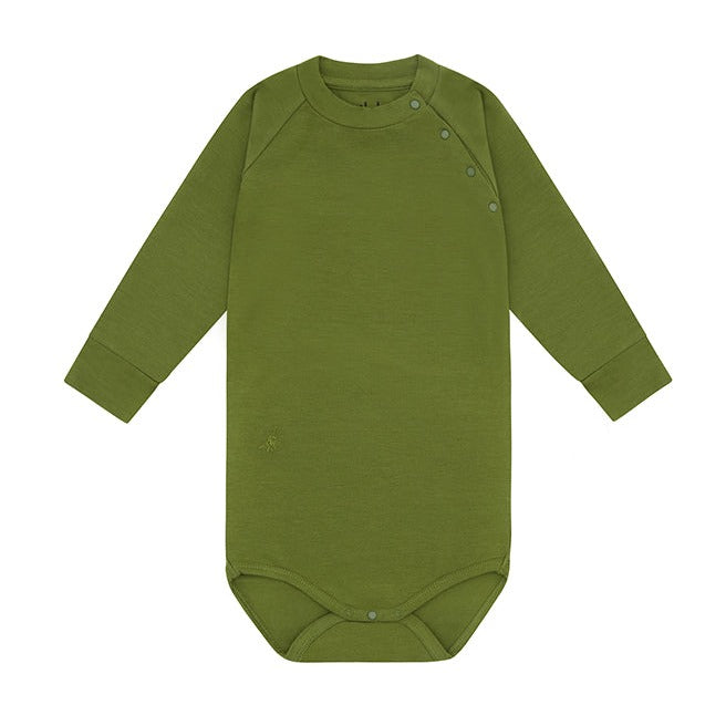 Bamboo Long Sleeve Baby Bodysuit by Vild House of Little (6 Colours Available)