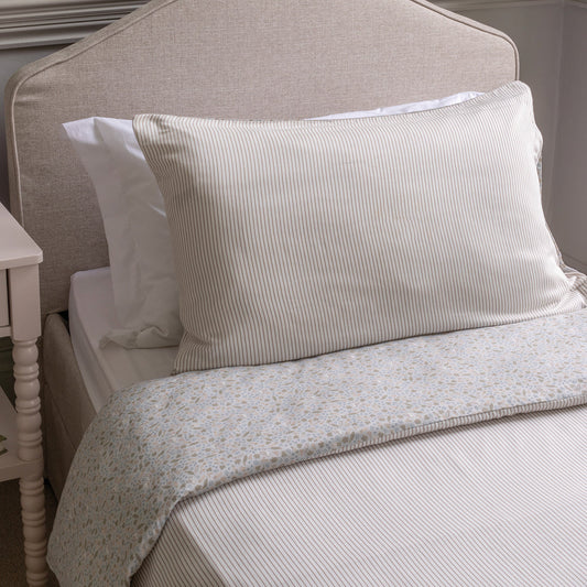 Avery Row Organic Cotton Single Bedding Set - Stripe