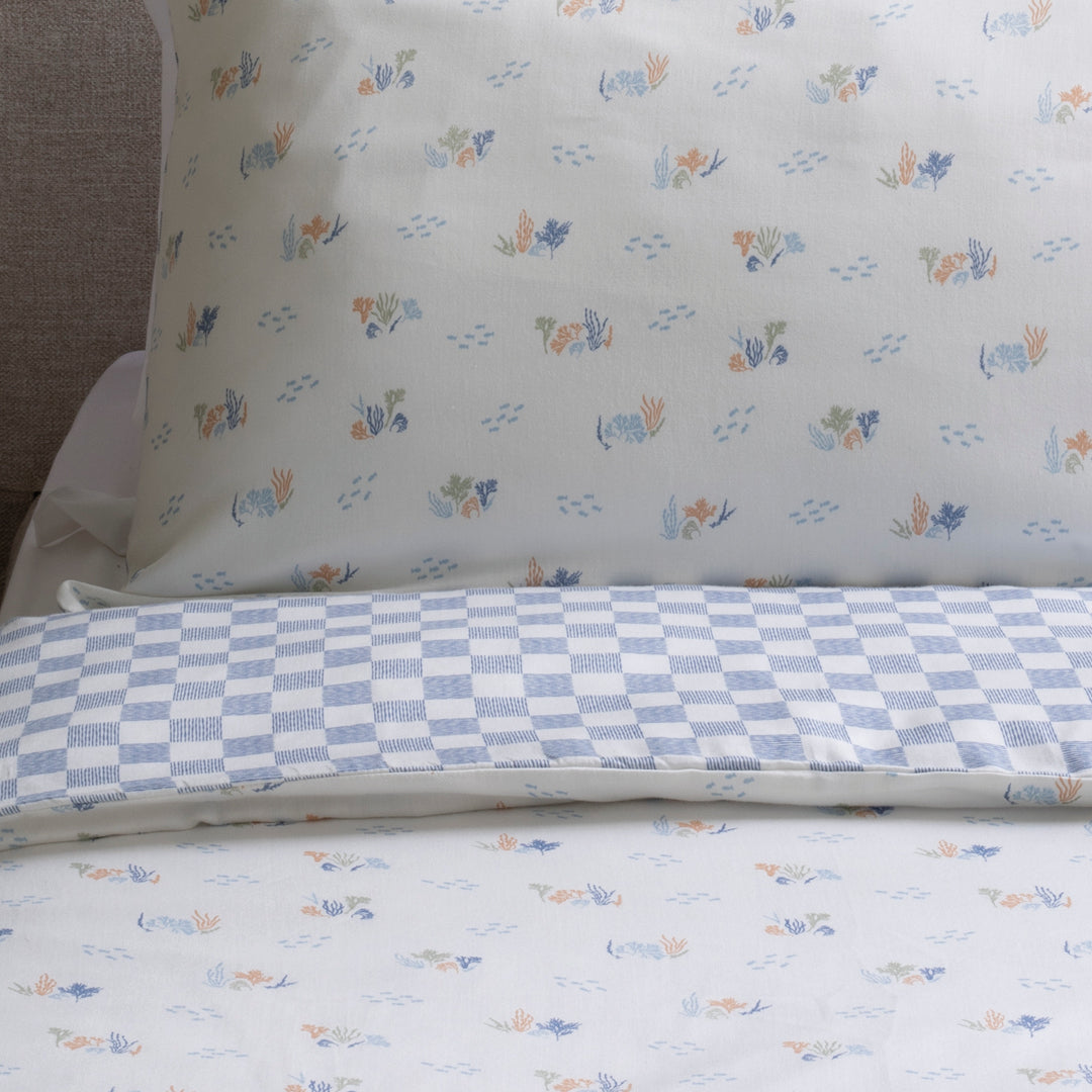 Avery Row Organic Cotton Single Bedding Set - Coastline