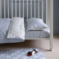 Avery Row Organic Cotton Cotbed Bedding Set - Waves