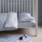 Avery Row Cotbed Fitted Sheet - Waves