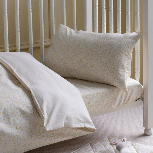 Avery Row Organic Cotton Cotbed Bedding Set - Daisy Meadow