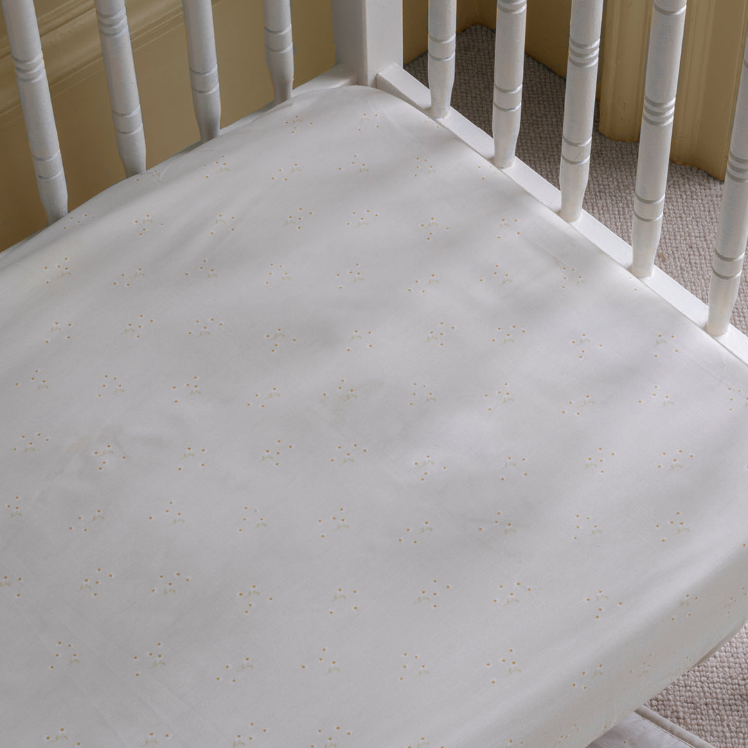 Avery Row Cotbed Fitted Sheet - Wild Chamomile
