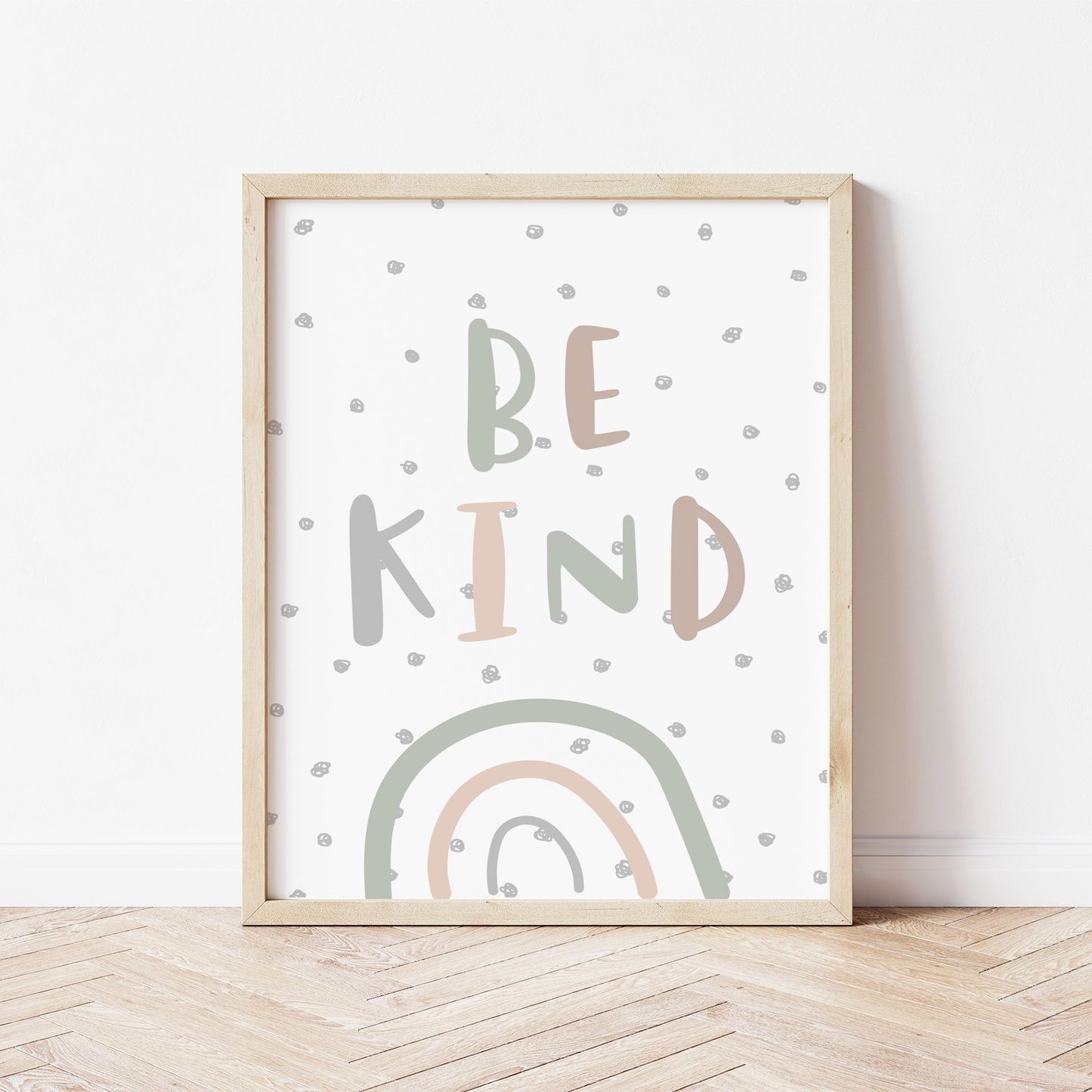 The Little Jones Be Kind Print - Muted Camo