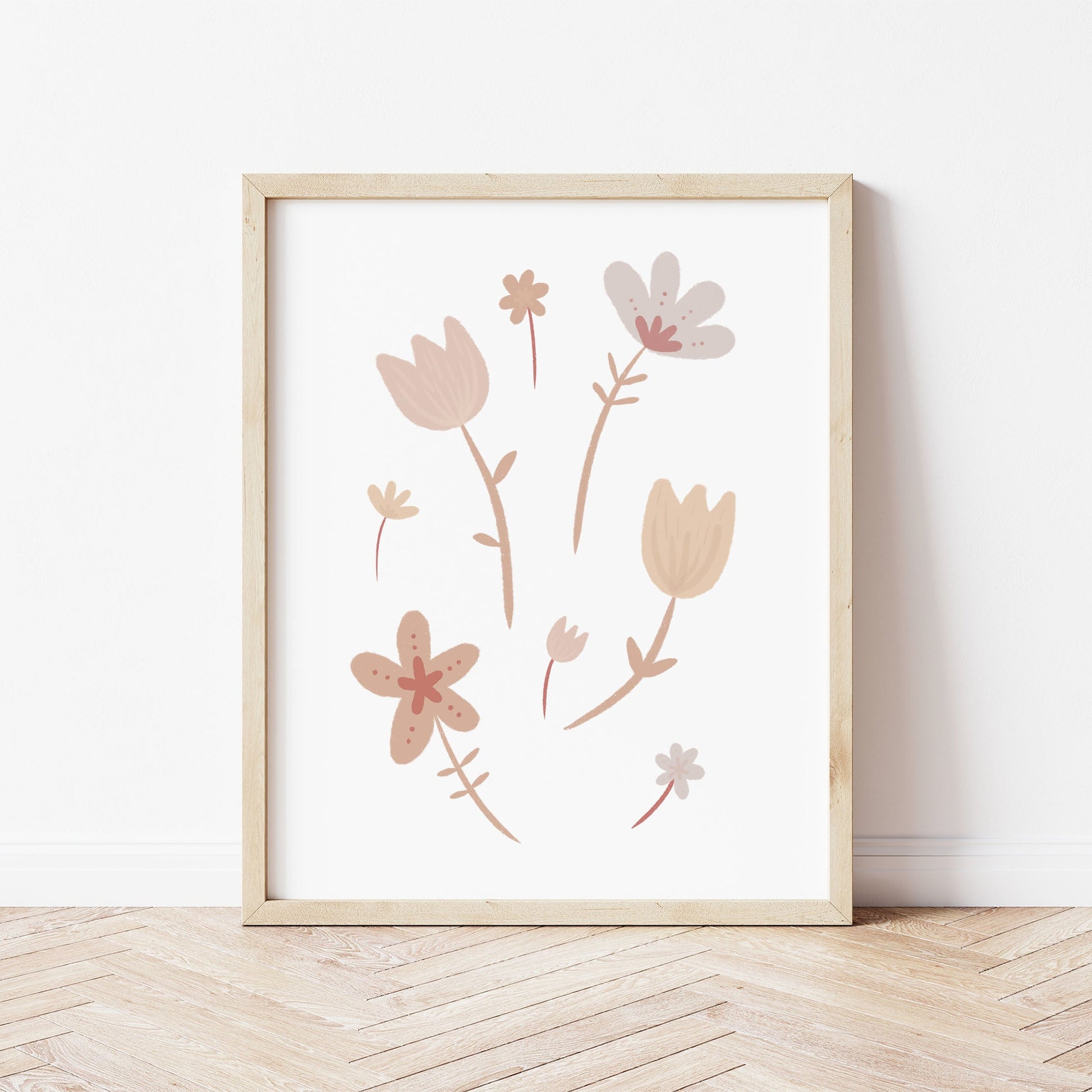 The Little Jones Boho Flowers Print