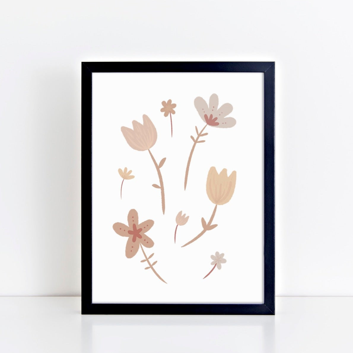The Little Jones Boho Flowers Print