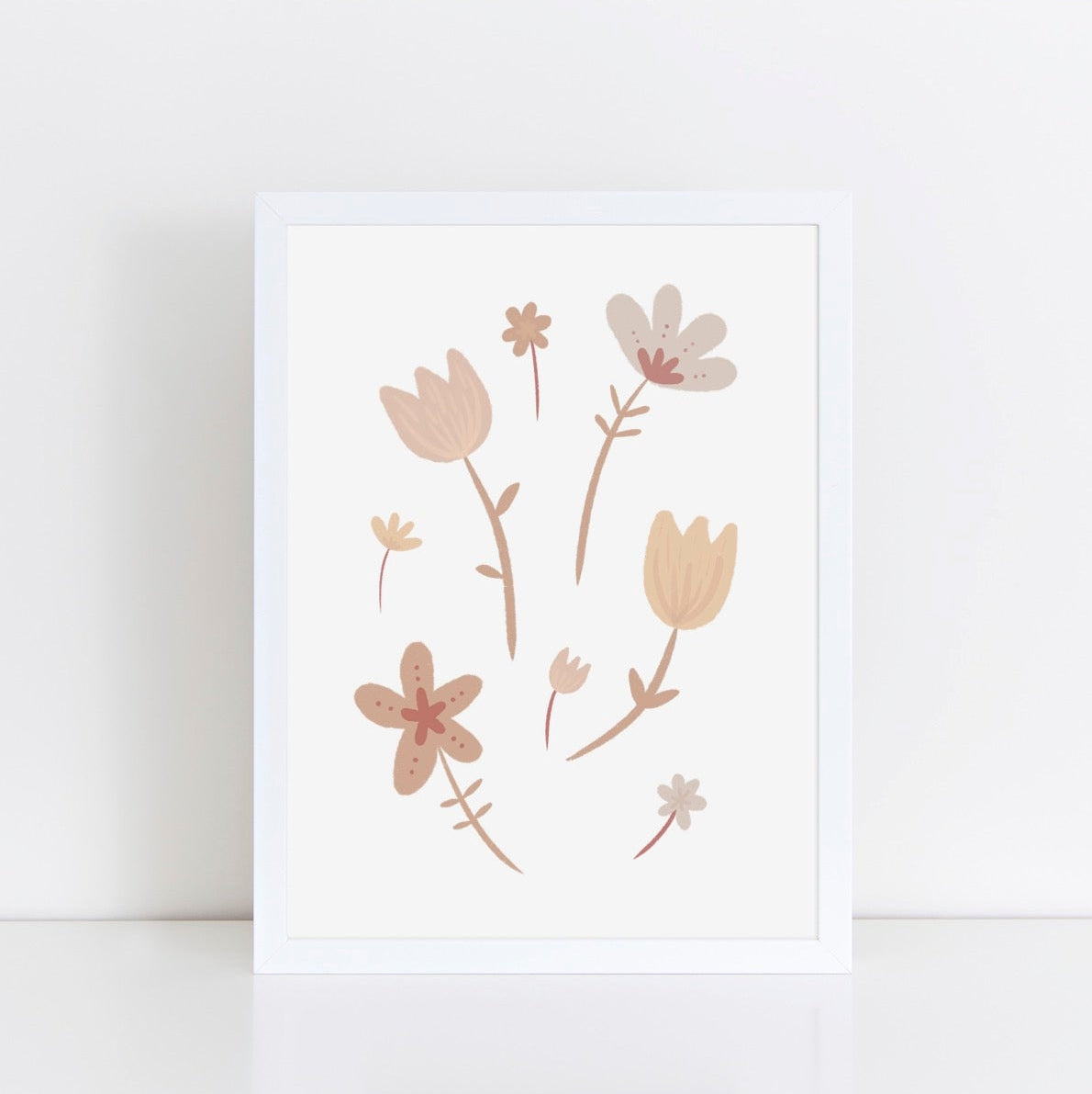 The Little Jones Boho Flowers Print