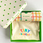 The Bonniemob Dancer & Ditto Baby Bodysuit & Muslin Swaddle Gift Box