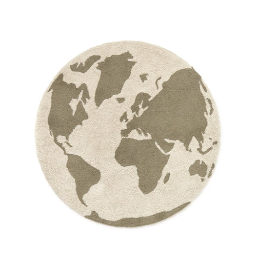 Lorena Canals Washable Rug - Rugcycled - World Map