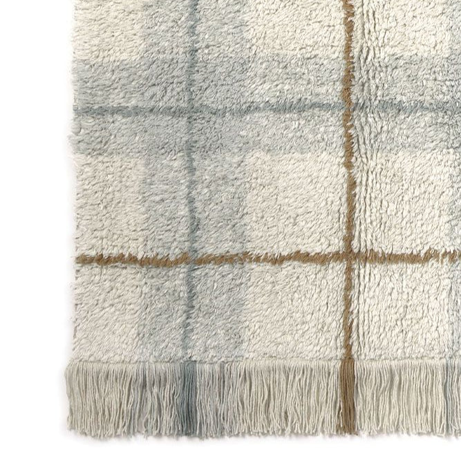 Lorena Canals Washable Rug - Tartan - Blue Sage