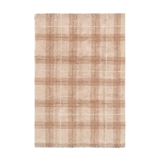 Lorena Canals Washable Rug - Tartan - Rose 
