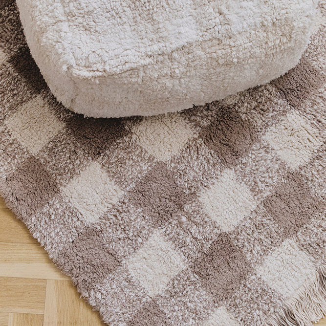 Lorena Canals Washable Rug - Vichy Maroon