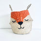Bellybambino Fox Seagrass Basket - Small