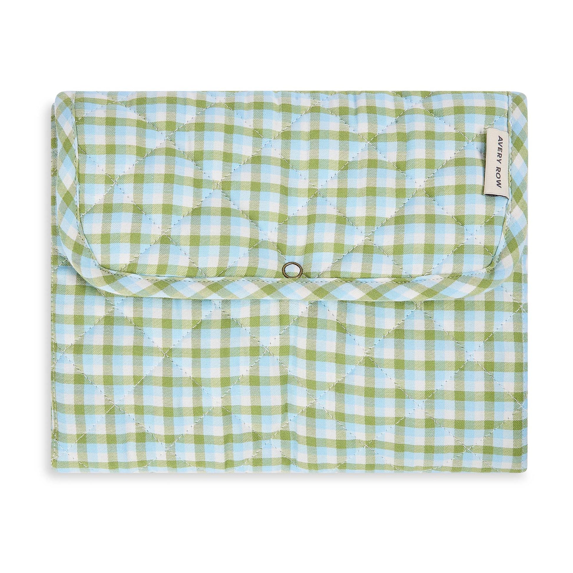 Avery Row Travel Baby Changing Mat - Greenhouse Gingham