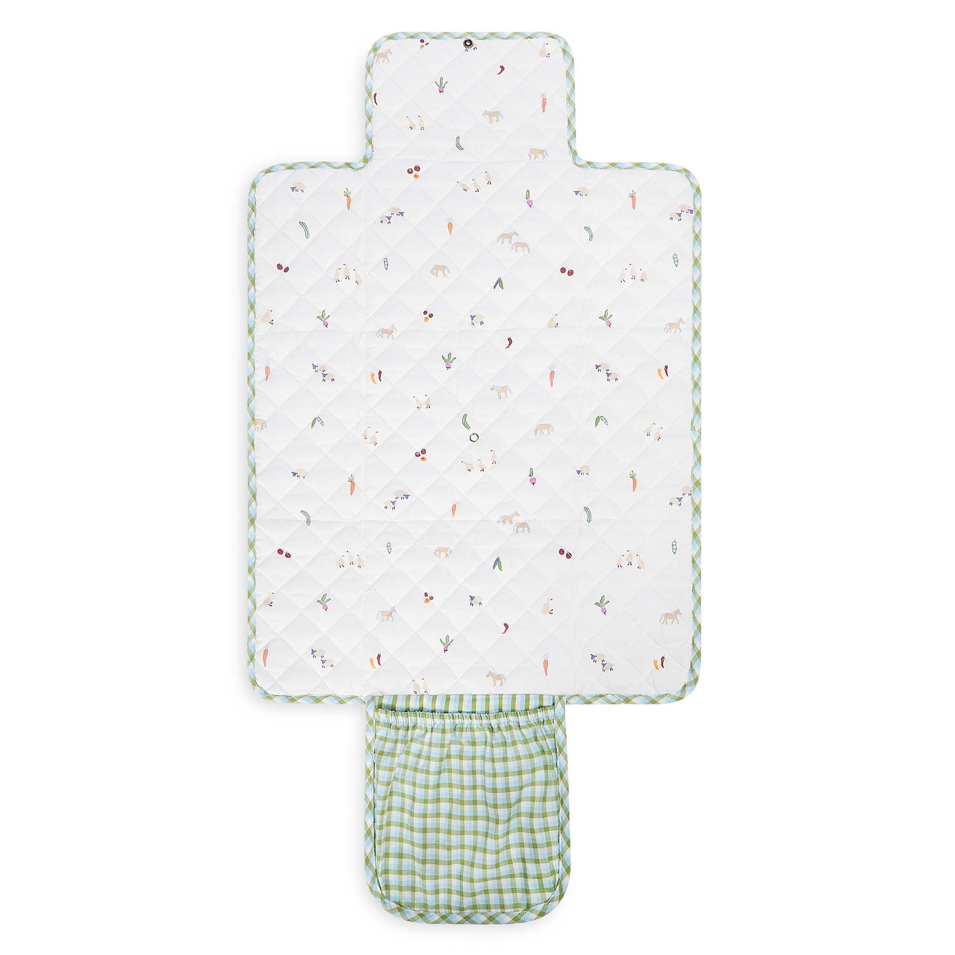 Avery Row Travel Baby Changing Mat - Greenhouse Gingham