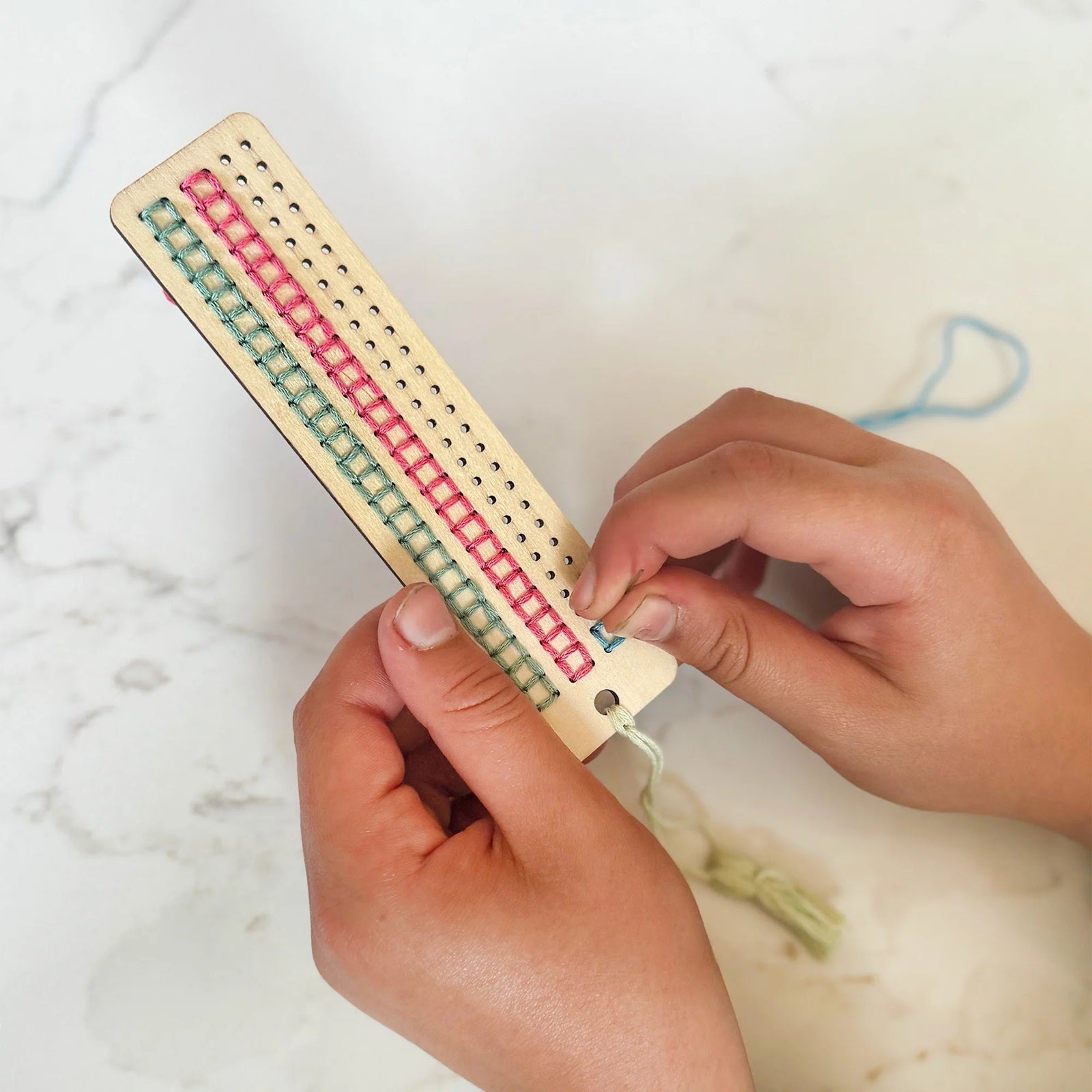 Cotton Twist DIY Stitched Tassel Bookmark Kit
