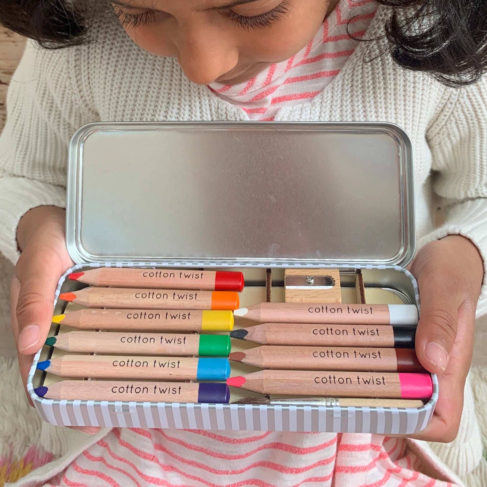 Cotton Twist Watercolour Pencils Set - Bright Mix