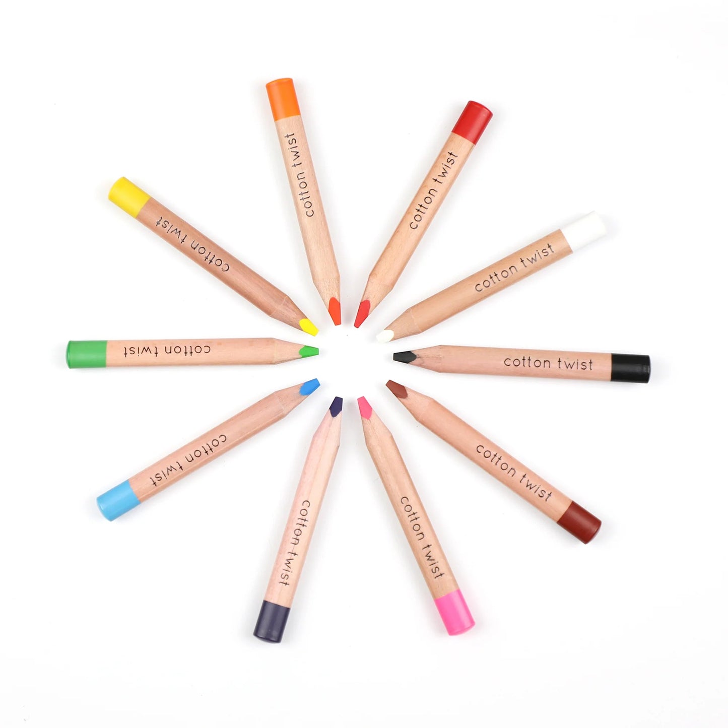 Cotton Twist Watercolour Pencils Set - Bright Mix