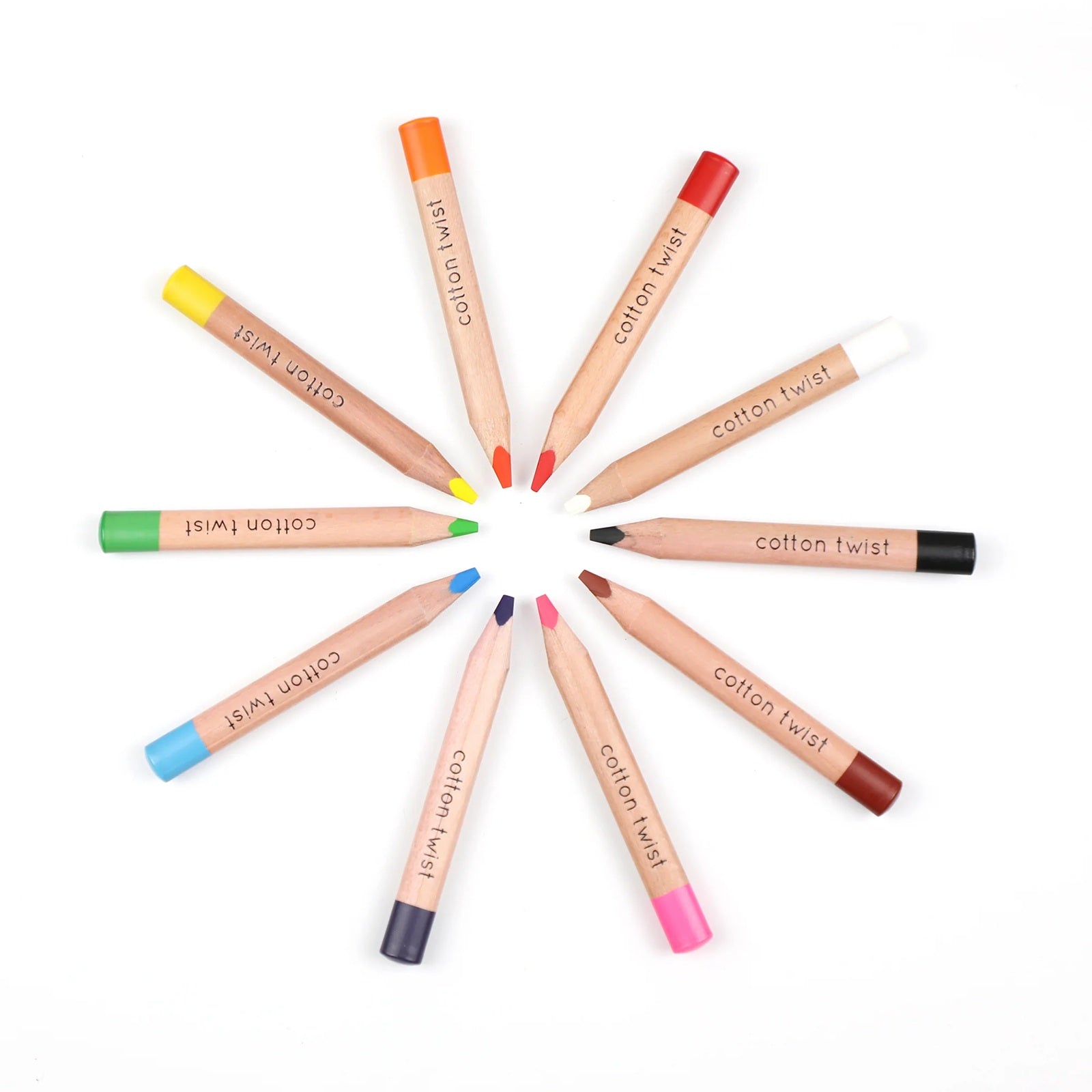 Cotton Twist Watercolour Pencils Set - Bright Mix
