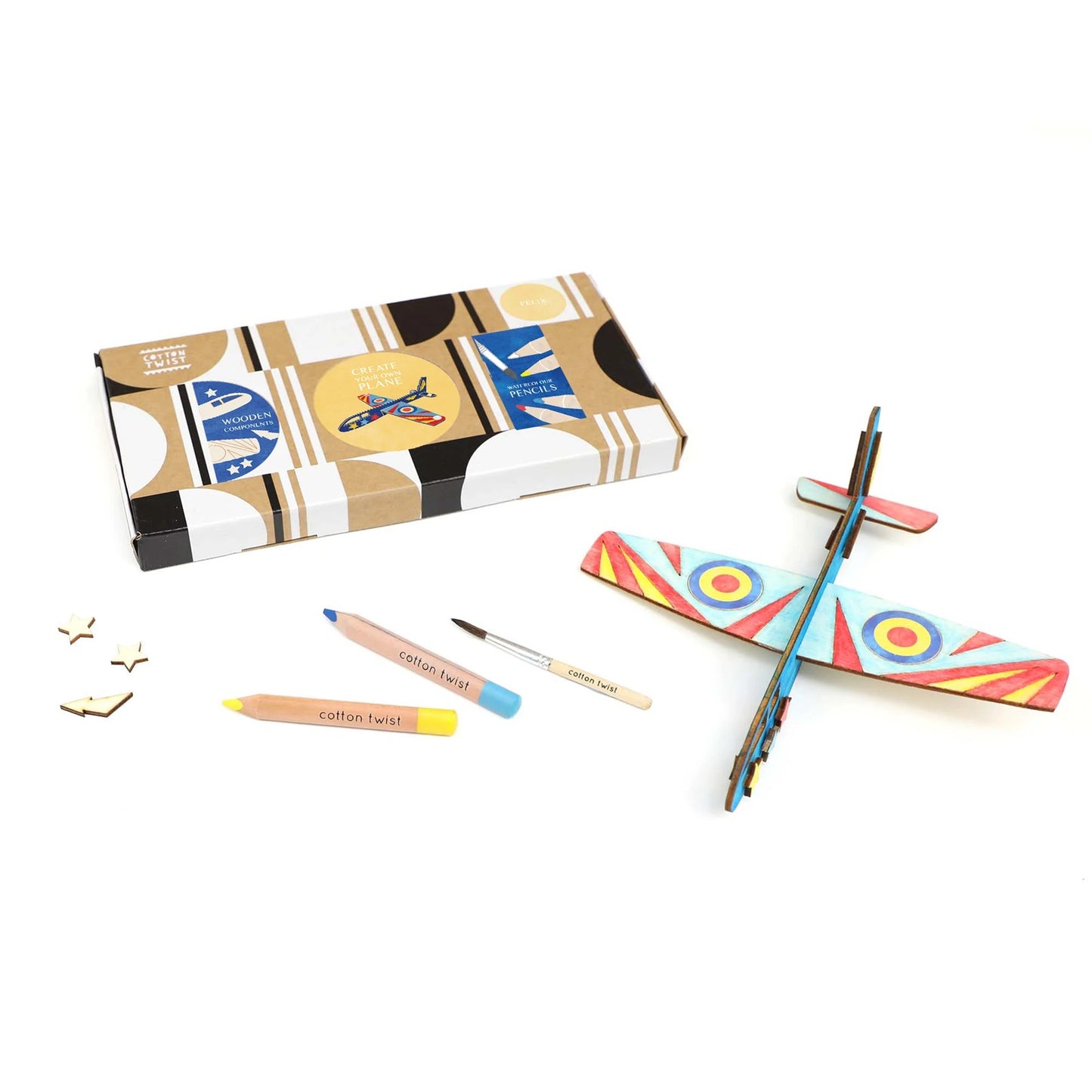Cotton Twist DIY Plane Craft Kit