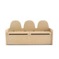 Oeuf NYC Camel Storage Bench - Birch