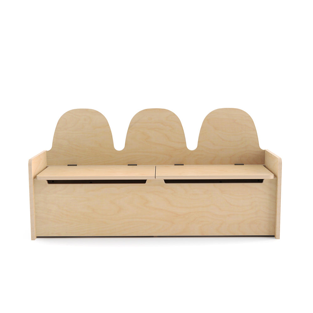 Oeuf NYC Camel Storage Bench - Birch