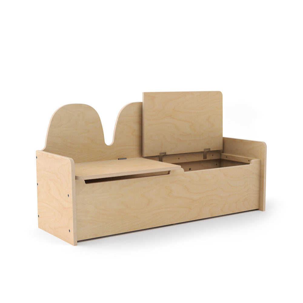 Oeuf NYC Camel Storage Bench - Birch